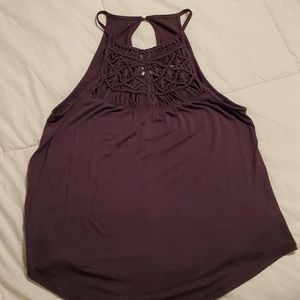 AEO soft & sexy tank small CHARCOAL NOT BURGANDY